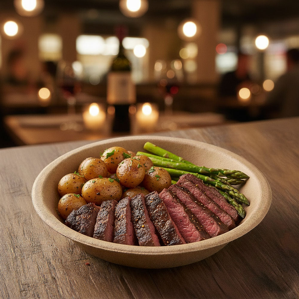 Beef Strip with Merlot Reduction