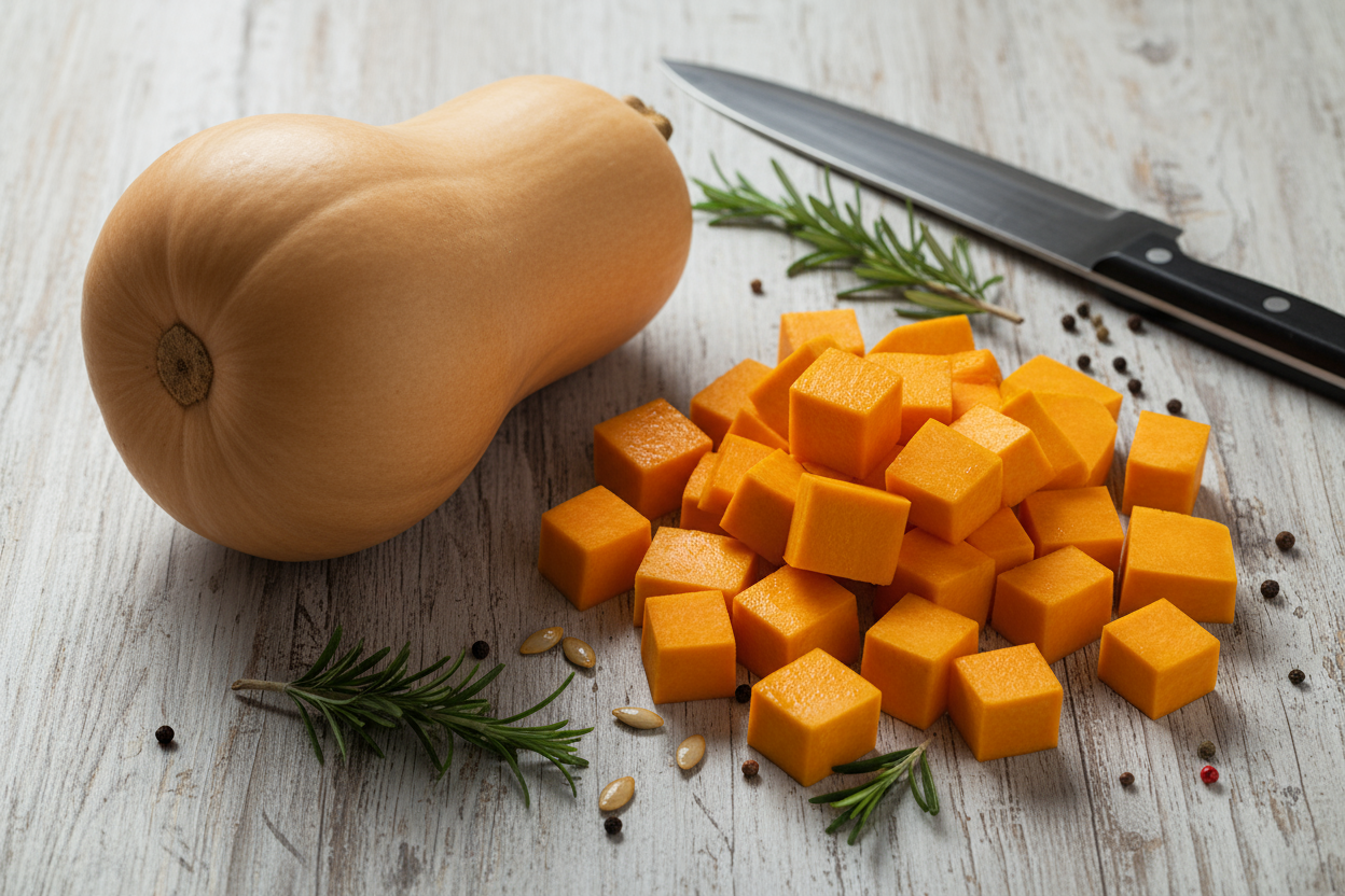 add some fresh diced pieces to show the inside
