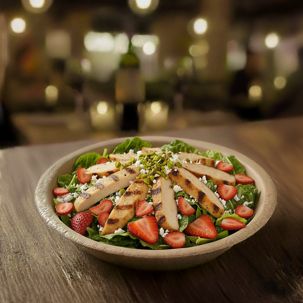 Strawberry Balsamic Chicken Salad